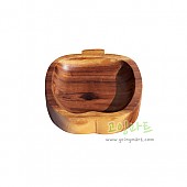 팝콘볼(애플) 원목 나무 그릇 