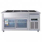 찬밧드(글라스)1500 WSM-150RB(G) 냉장 275ℓ