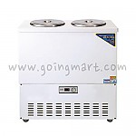 칼라 육수 냉장고 2말 쌍통 1라인 냉장 76L WSR-202