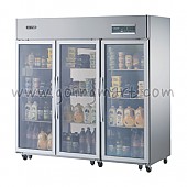 고급형 간냉식 냉장고 글라스 도어 냉장 1683L CWSM-1900DR(3G)